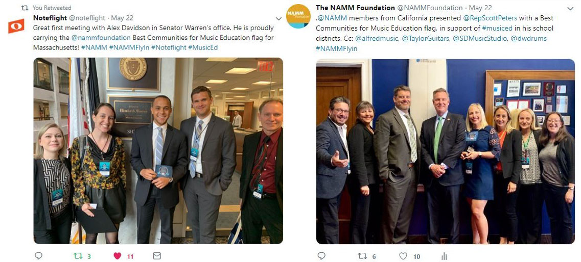 NAMM Members Presented Best Communities for Music Education